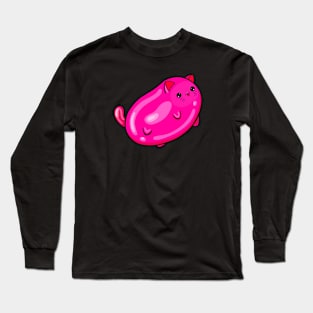 Jelly Bean Kitty (Magenta) Long Sleeve T-Shirt